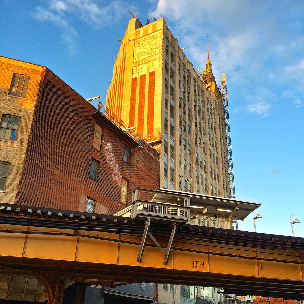 Golden Hour at Damen and North Chicago Bob Simpson Flickr