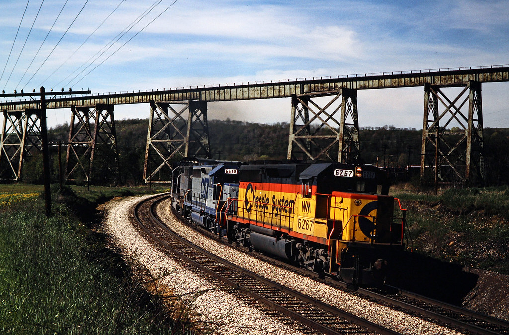 CSXT, Meyersdale, Pennsylvania, 1988 Eastbound CSX Transpo… Flickr