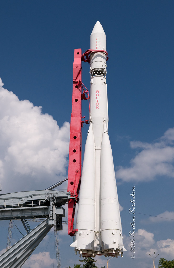 Vostok 8K72K rocket on display in Moscow at the All Russia… Flickr