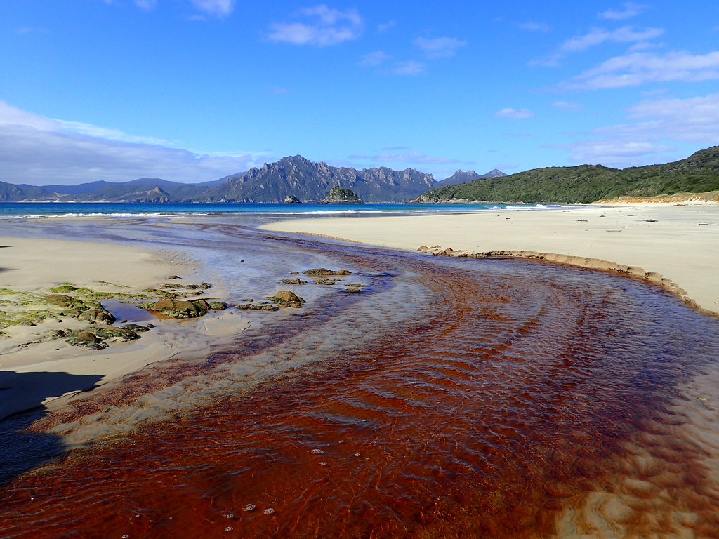 Lagoon Sealers Bay Whenau Hoa/Codfish Island New Zealand Natalie Tapson Flickr