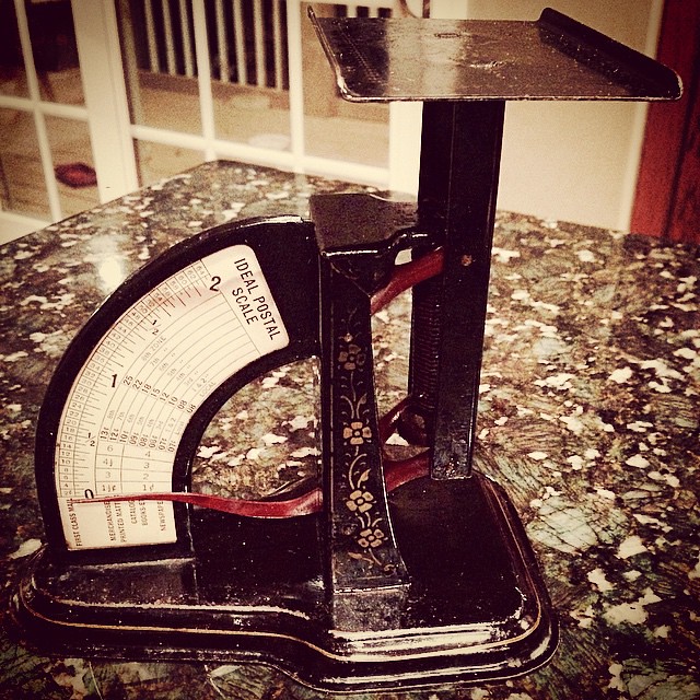 Today's adorable find...a vintage Ideal Postal Scale! ️ Flickr