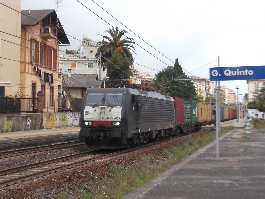 Pantera nera a Quinto E189 403 di OceanoGate a Genova Quin… Flickr