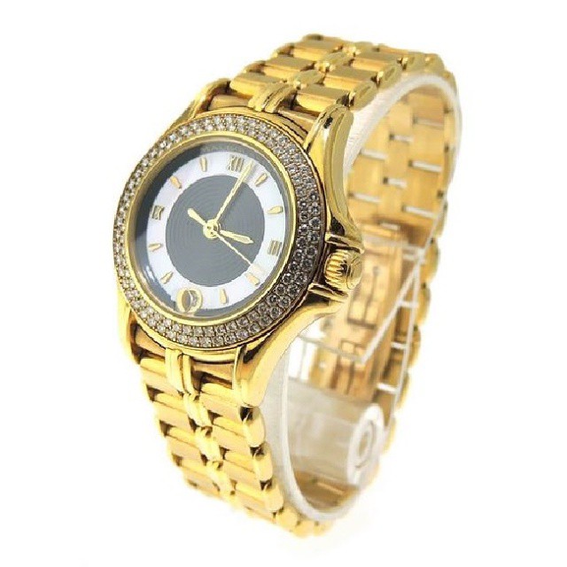 Ladies Mauboussin Diamond 18k Yellow Gold Automatic Watch … Flickr