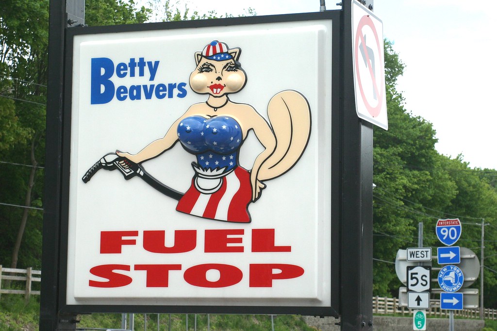 Betty Beavers Yep, this is an actual gas station. We found… Flickr