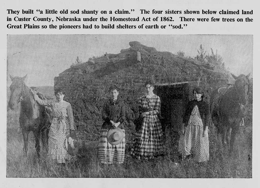 Women Homesteaders 'They built "a little sod shanty on a c… Flickr