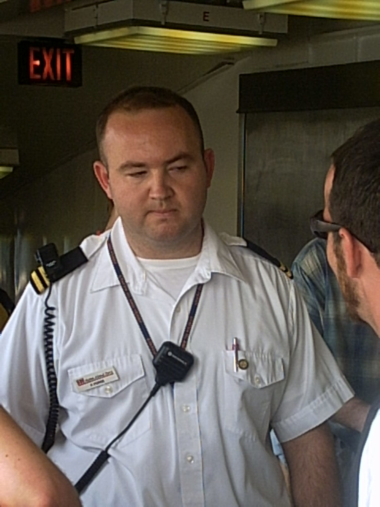 grumpy staten island ferry guard this was an interesting s… Flickr