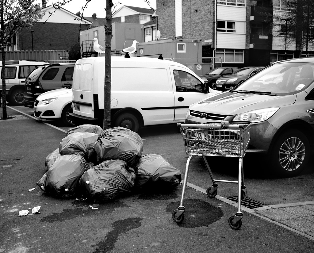 morrisons trolley and some bin bags richie palmer Flickr