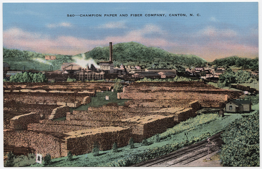 Champion Paper and Fiber Company, Canton, N.C. View of a p… Flickr