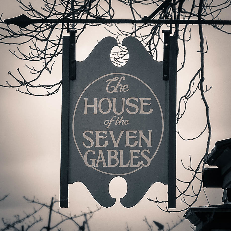 Seven Gables The sign outside of the House of Seven Gables… Flickr