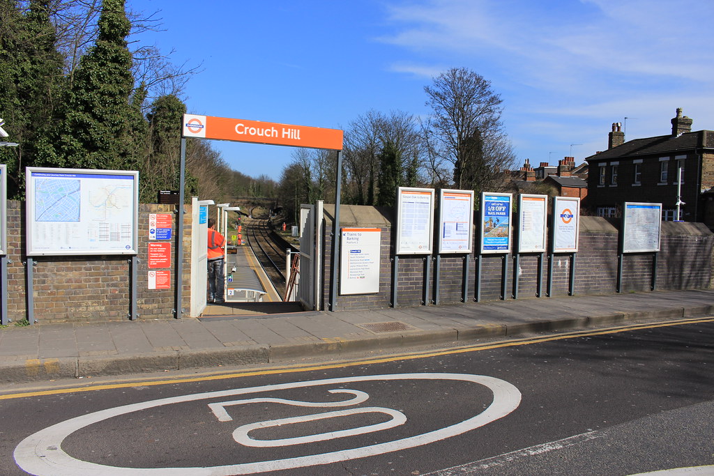 Crouch Hill station, Crouch Hill, N4 Tetramesh Flickr