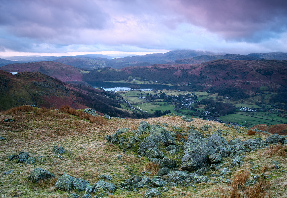 Stone Arthur View from Stone Arthur above Grasmere. Michael Paynton