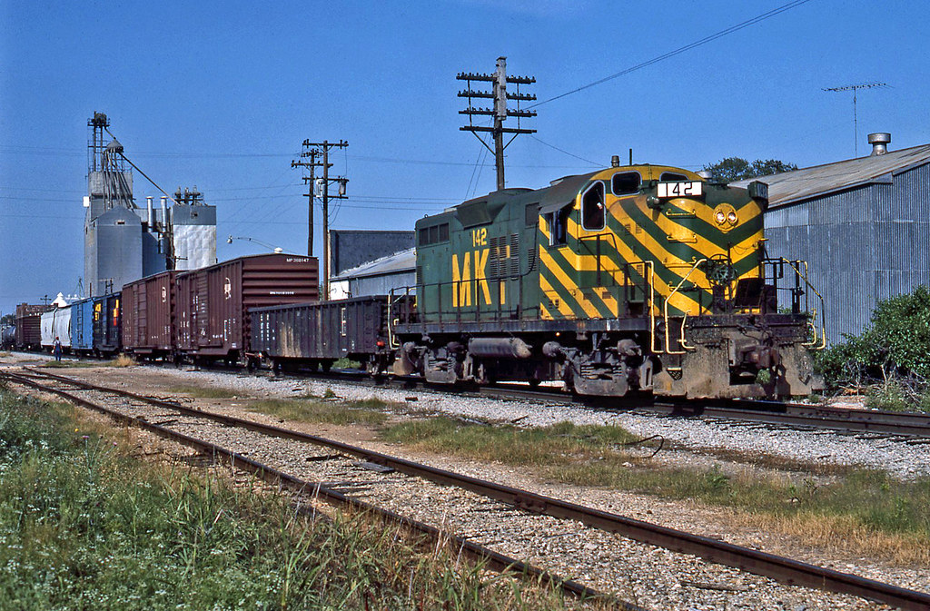 MKT RS3m no142, local freight, Waco, Texas; May 3, 1985 Flickr