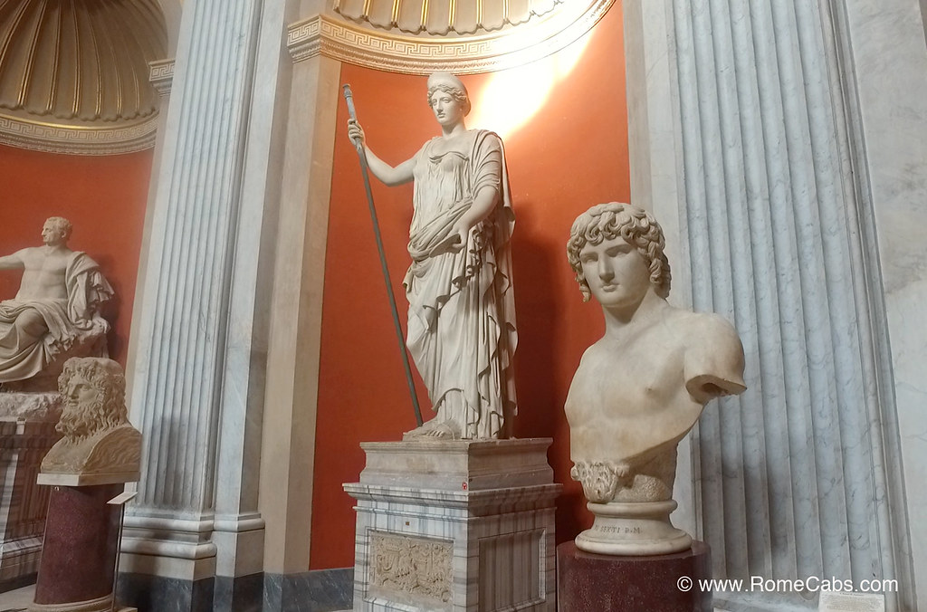 Round Room Vatican Museums Classical and Roman statues. Flickr