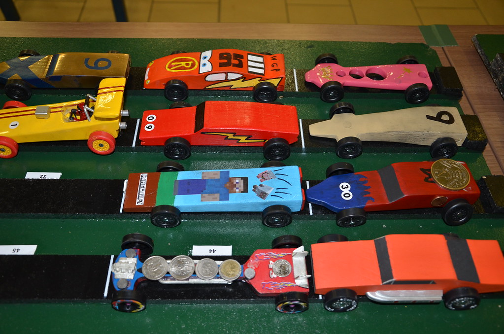 Pinewood Derby_10 About 50 cars participate in the annual … Flickr