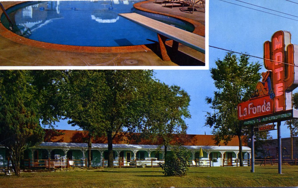 La Fonda Motel Bettendorf IA Highway No. 6 William L. Bird Flickr