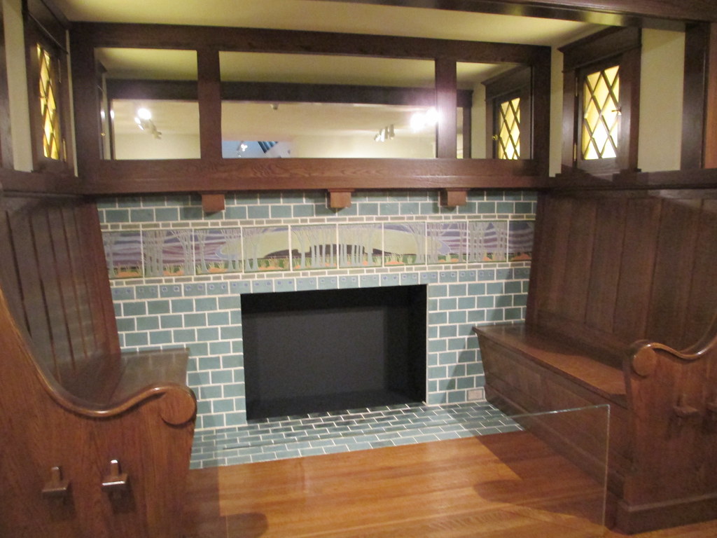 St Louis Art Museum fireplace tiles Title Fireplace Tile… Flickr
