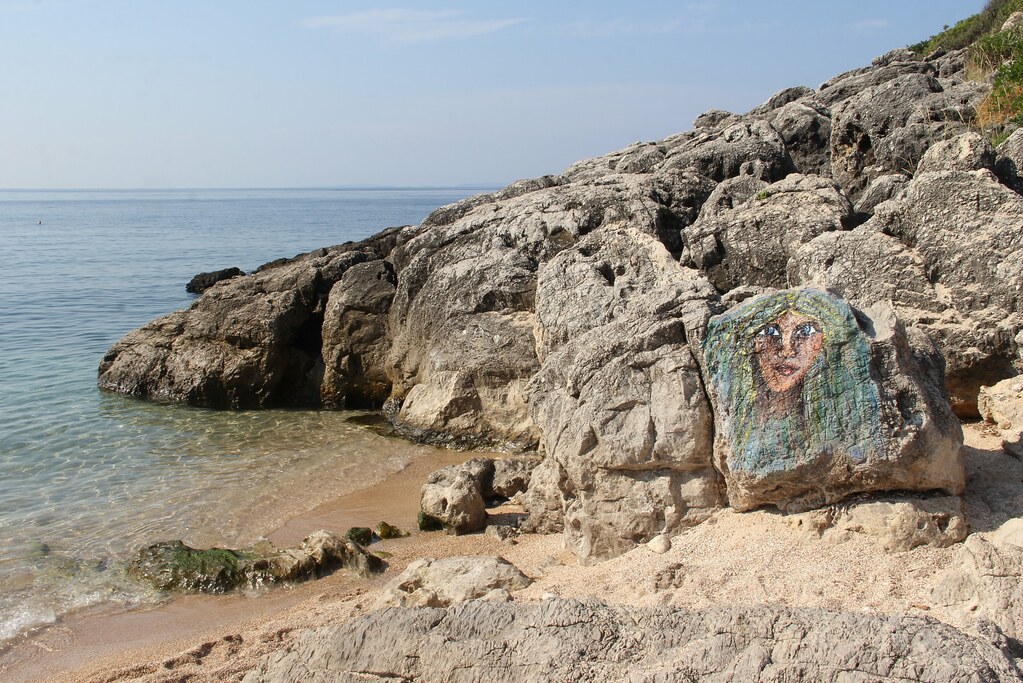 "Just paint your face" the shadows smile Flickr