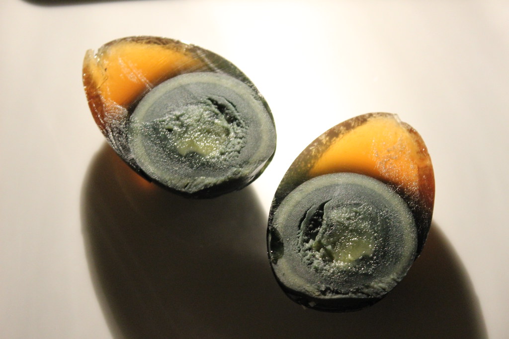 Century egg A fermented Chinese egg delicacy! Like_the_Grand_Canyon