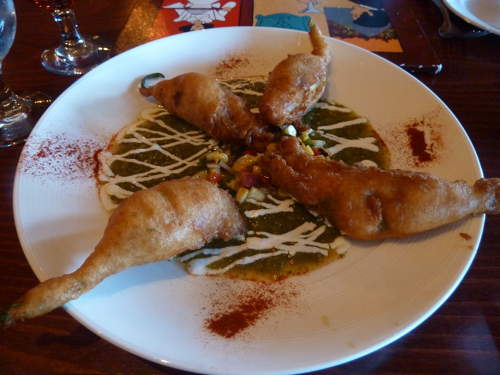 Squash blossom appetizer Squash blossom appetizer Flickr
