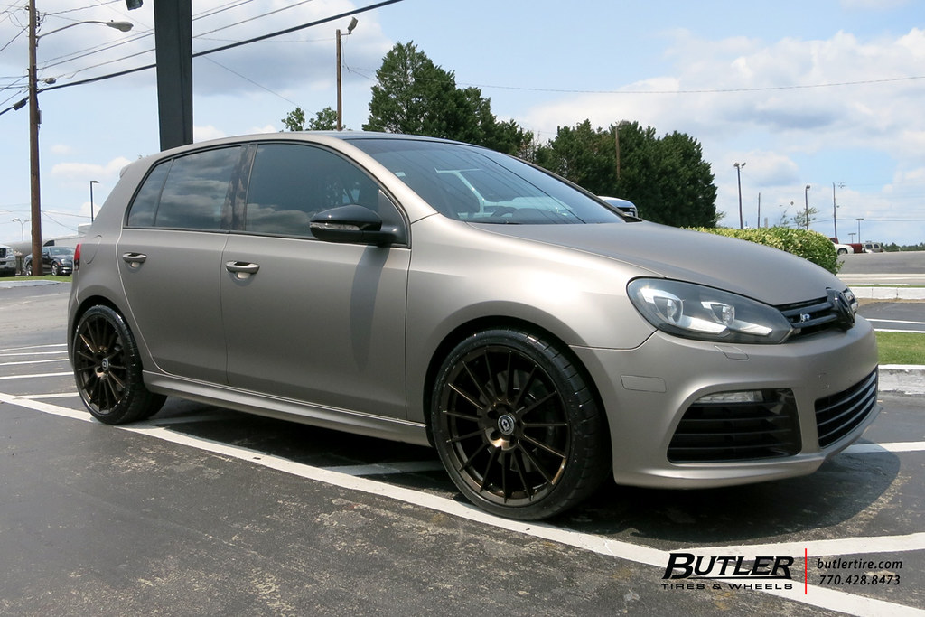 VW Golf R with 19in HRE FF15 Wheels and Michelin Pilot Super Sport