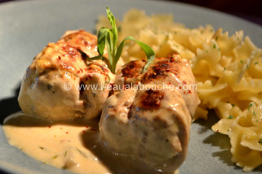 paupiette de veau à la moutarde