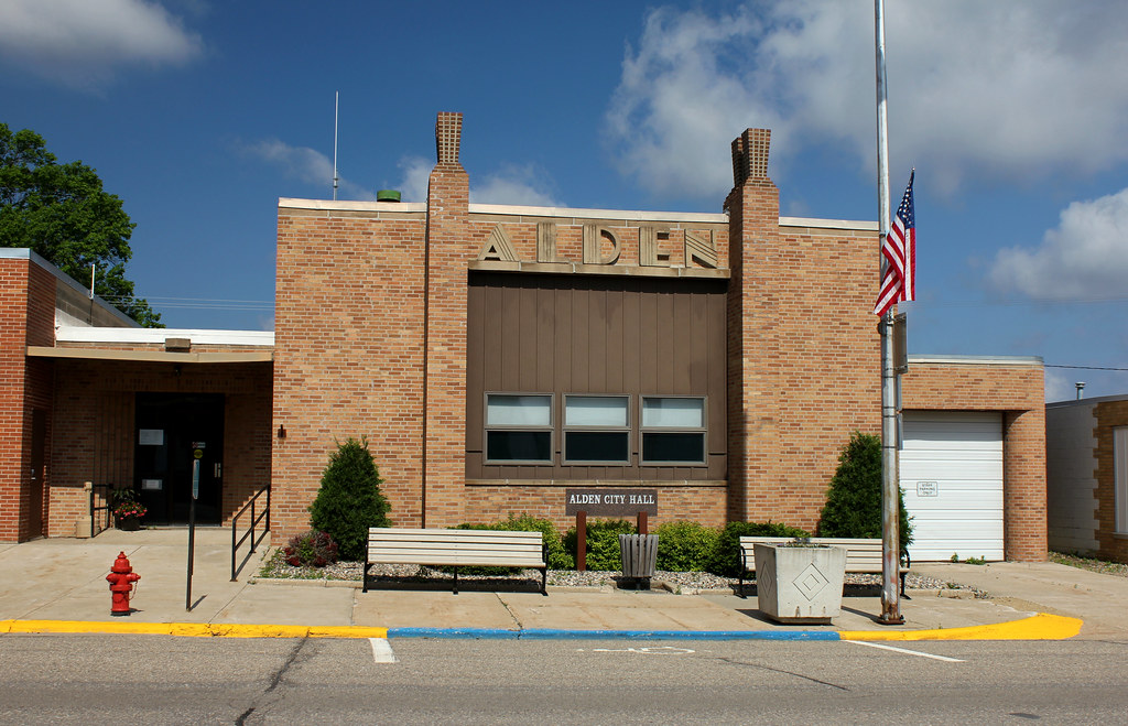 City Hall Alden, MN Designed by William Ingemann and con… Flickr