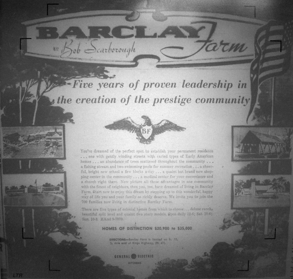 Barclay Farm Ad October 1960 Ad from October 1960 for the … Flickr