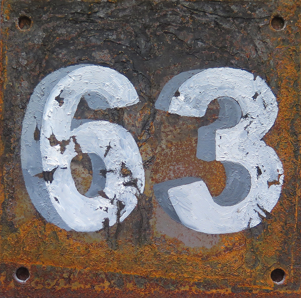 63 Oil paint on metal 112mm x 112mm Andy Maguire Flickr