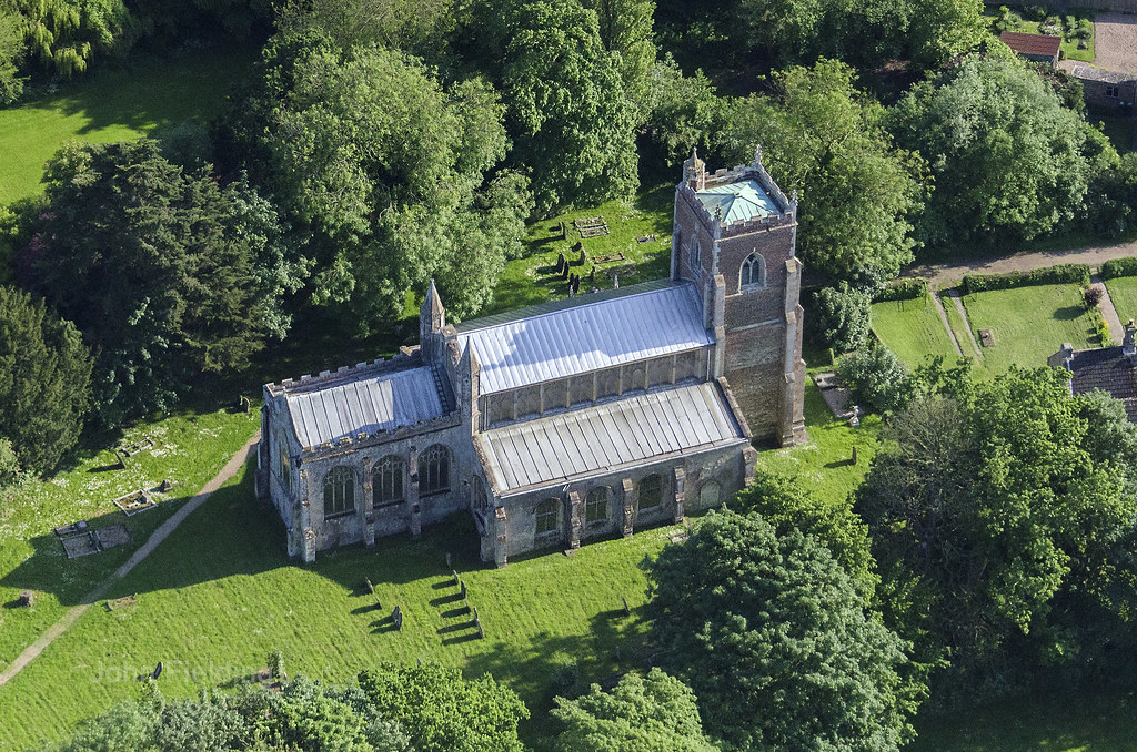 Walpole St Andrew St Andrew Church Norfolk aerial image Flickr