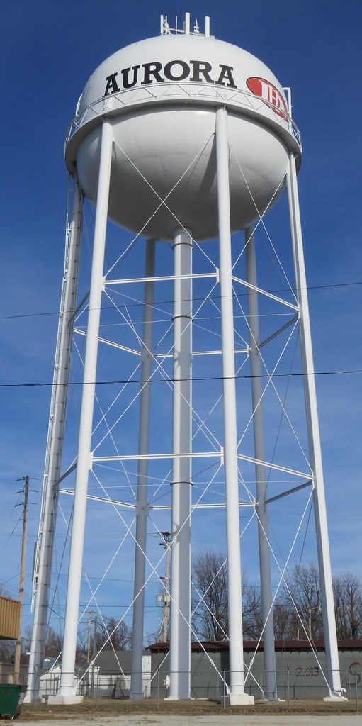 Aurora, Missouri Water Tower Aurora is one of my favorite … Flickr
