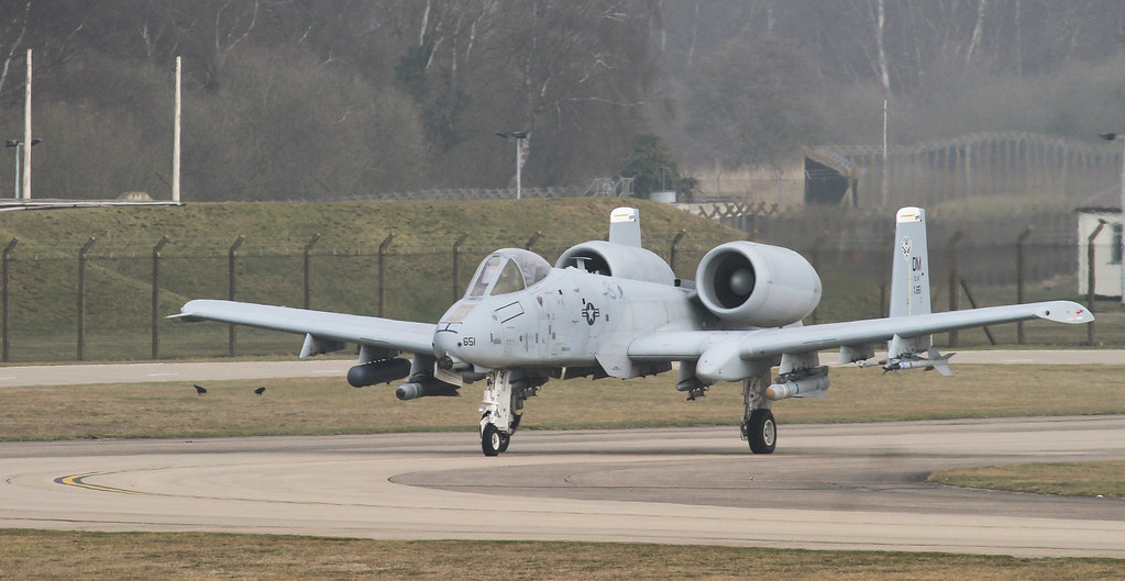 Lakenheath A10s Taxiing for departure. Matthew Stevens Flickr