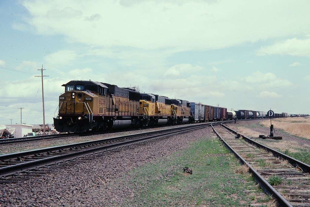 UP 6236 at Pine Bluffs, WY UP 6236, SD60M, WB at Pine Bluf… Flickr