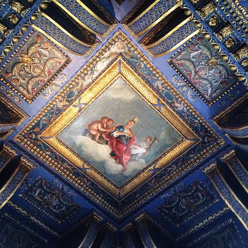 Blue Velvet Room ceiling Chiswick House and Gardens Flickr
