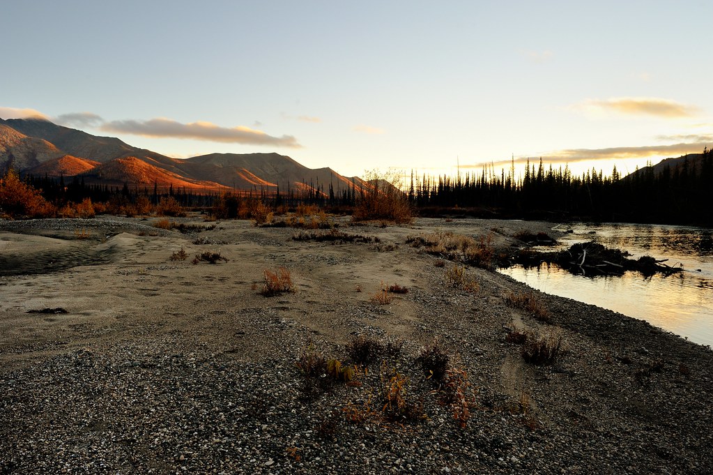 Dark Sunset on the Koyukuk South Fork of the Koyukuk River… Flickr