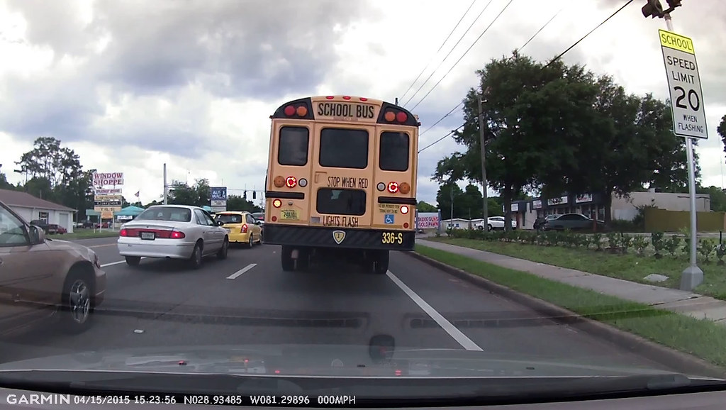 Volusia County School Bus Bus 336S Route 619 Terminal