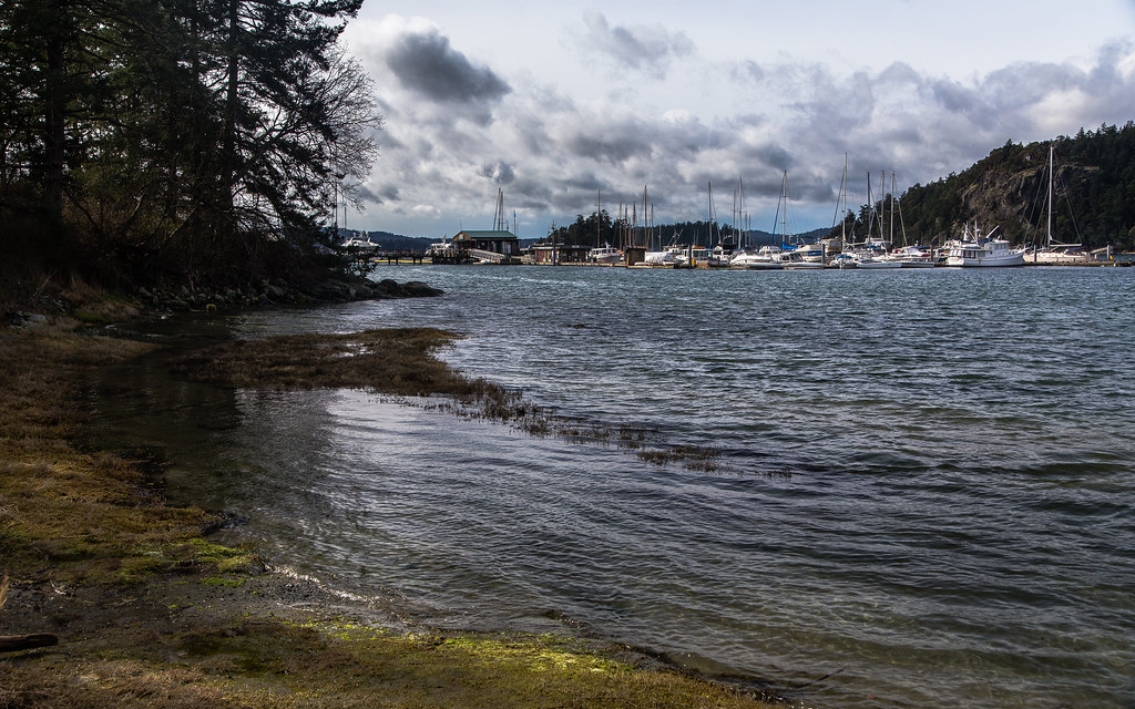 Forboding Skies Deer Harbor Marina, Orcas Island, Washingt