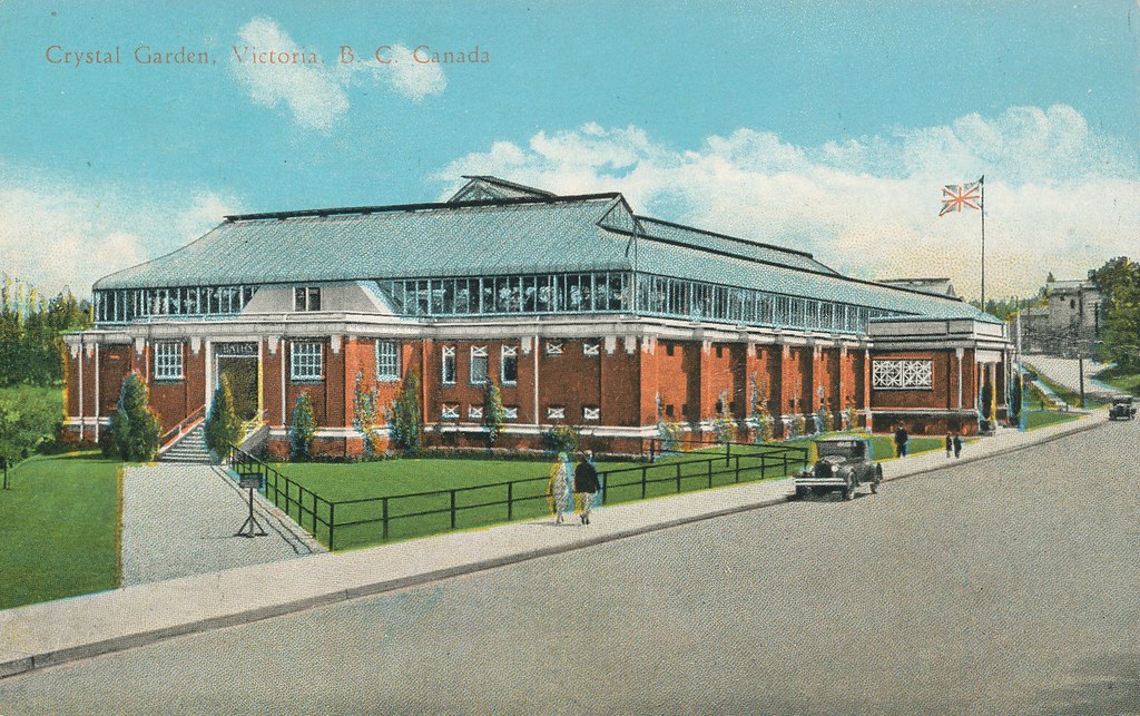 Postcard Crystal Garden, Victoria, BC, c.1930 "Crystal Ga… Flickr