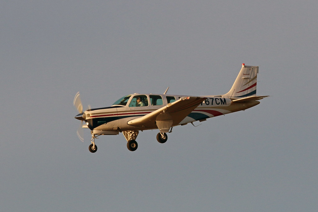 N767CM BEECH A36 BONANZA NEWCASTLE AIRPORT peter Flickr