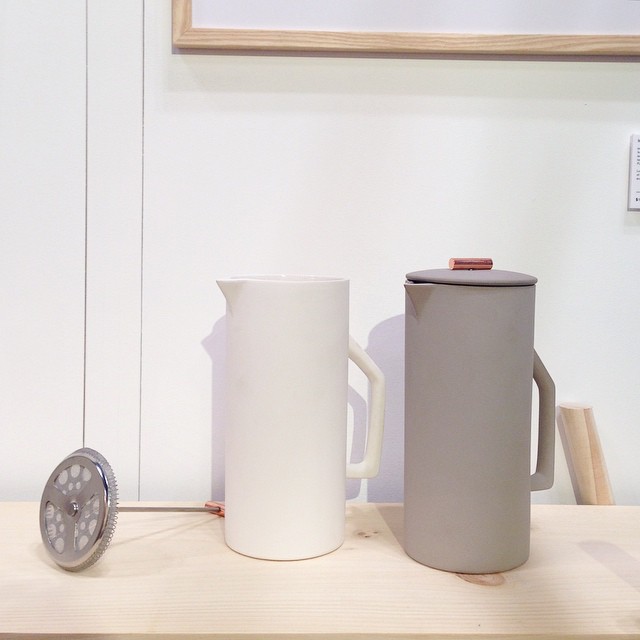 Handsome ceramic coffee presses from yielddesignco NYNow… Flickr