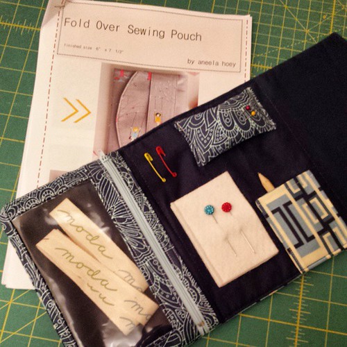 Finally finished my Fold Over Sewing Pouch. Brilliant patt… Flickr