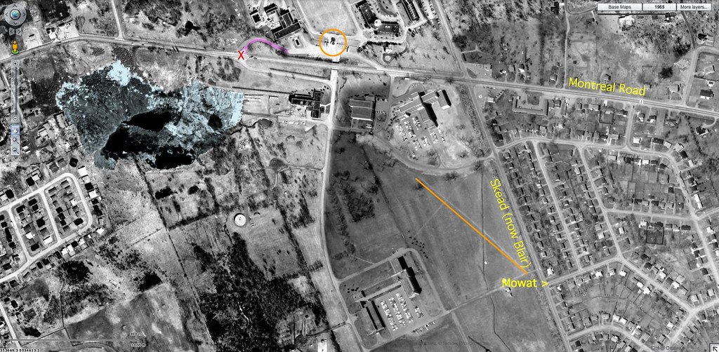OTC Cardinal Heights, details geoOttawa aerial photo, 1965… Flickr