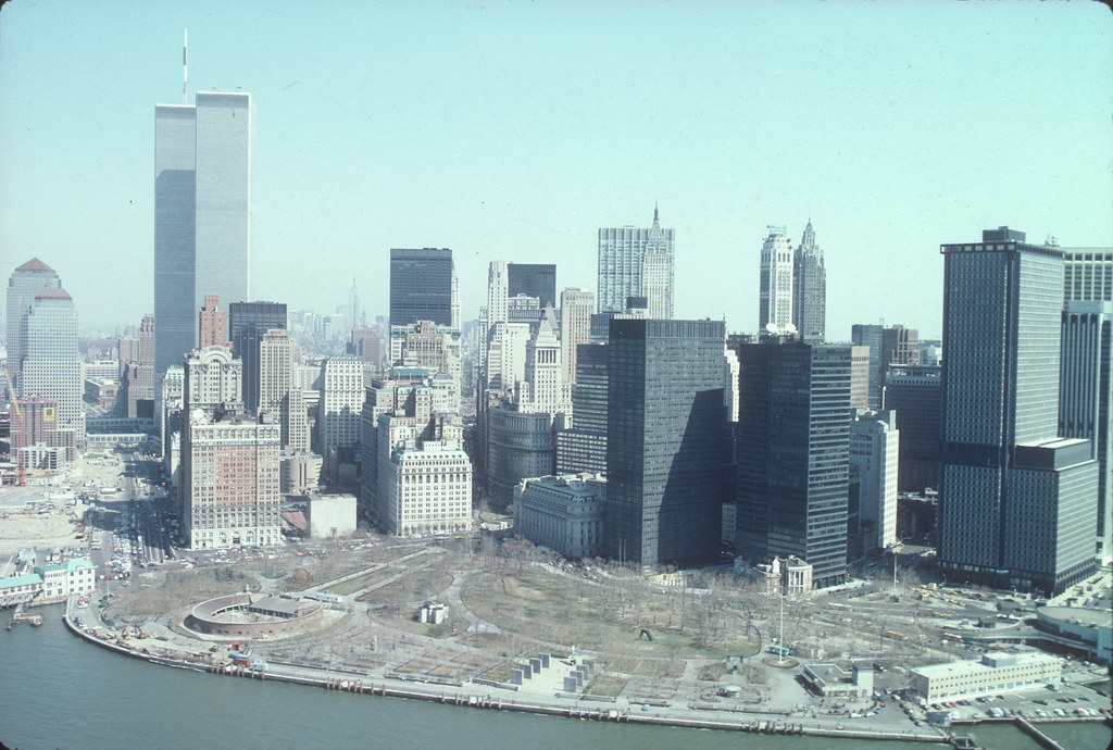 Aerial view of Battery Park and Lower Manhattan looking no… Flickr