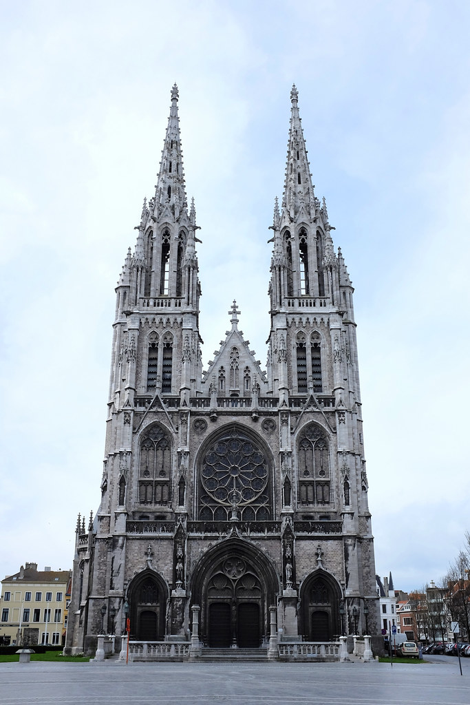 Ostende, la cathédrale. Cette église néogothique au centr… Flickr