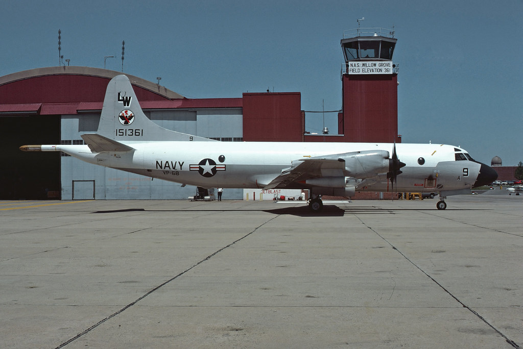 P-3A Orion 151361 of VP-68 LW-9 | This P-3A was from the Bla… | Flickr