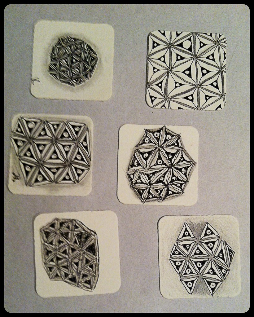 Zentangle® A Trip to Tripoli (Photo taken by ©Bonnie Lou… Flickr