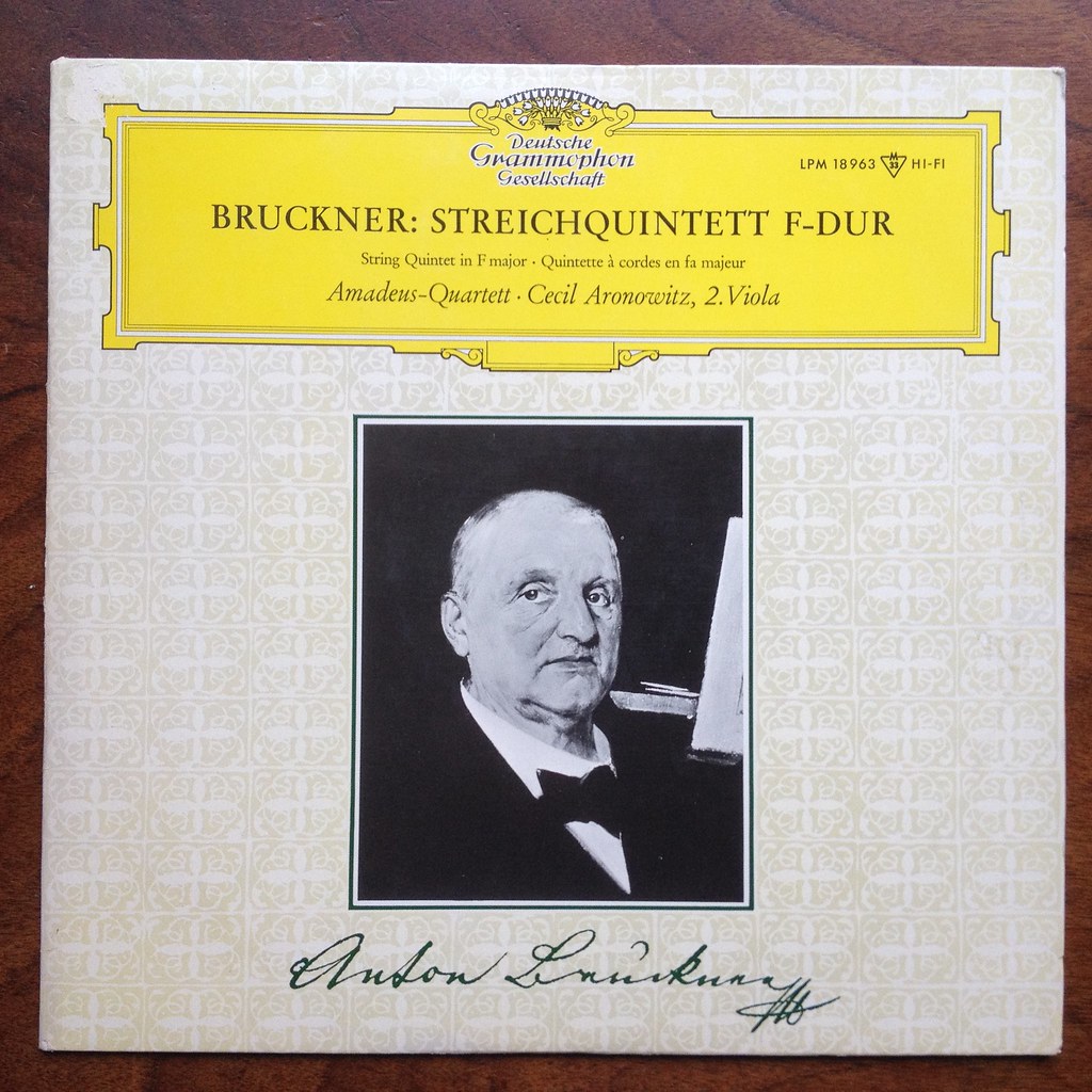 Bruckner String Quintet in F major AmadeusQuartett, C… Flickr