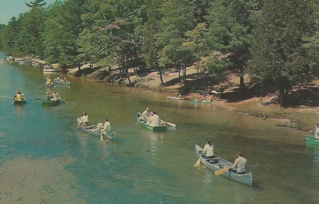 NW Benzie Honor MI 1960s CANOE FUN rented at Platte River … Flickr