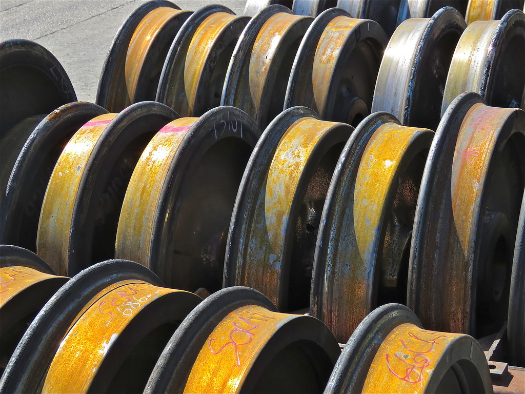 Flanges Acton Works, London Underground. Ian Docwra Flickr