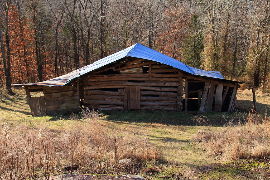 "Beaver Jim" Villines Old Log Barn Buffalo National Rive… Flickr