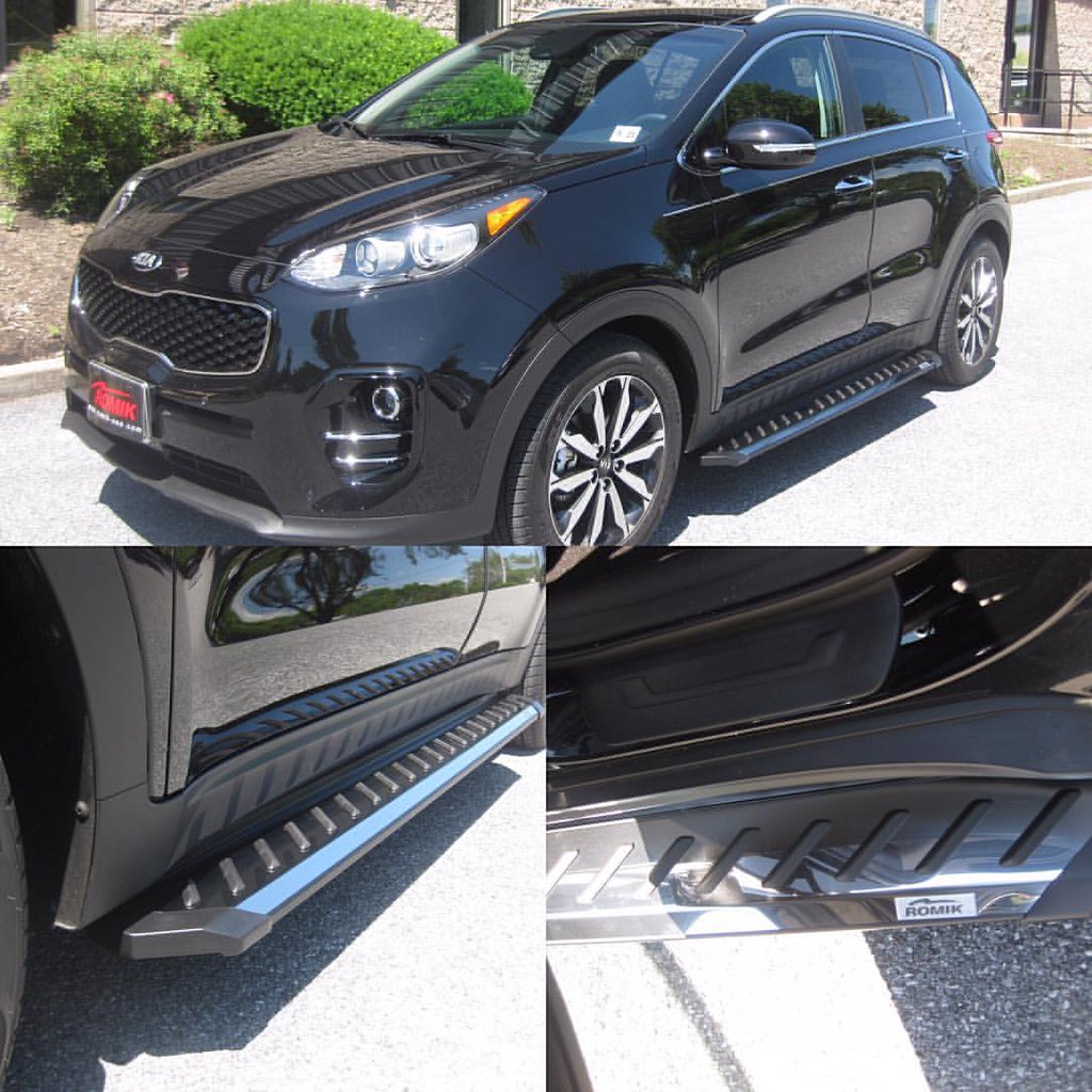 2017 KIA Sportage with Romik RZR Running Boards, another f… Flickr